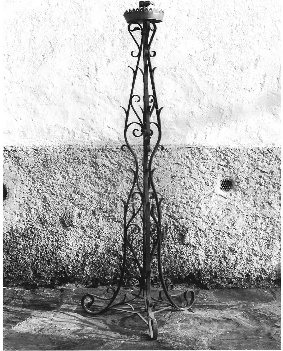 candelabro funebre, serie - bottega lombarda (sec. XIX)