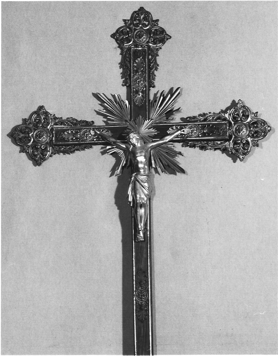 croce processionale, opera isolata - bottega lombarda (sec. XIX)