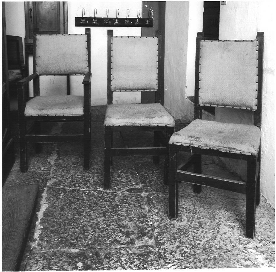 sedia, serie - bottega lombarda (secc. XIX/ XX)