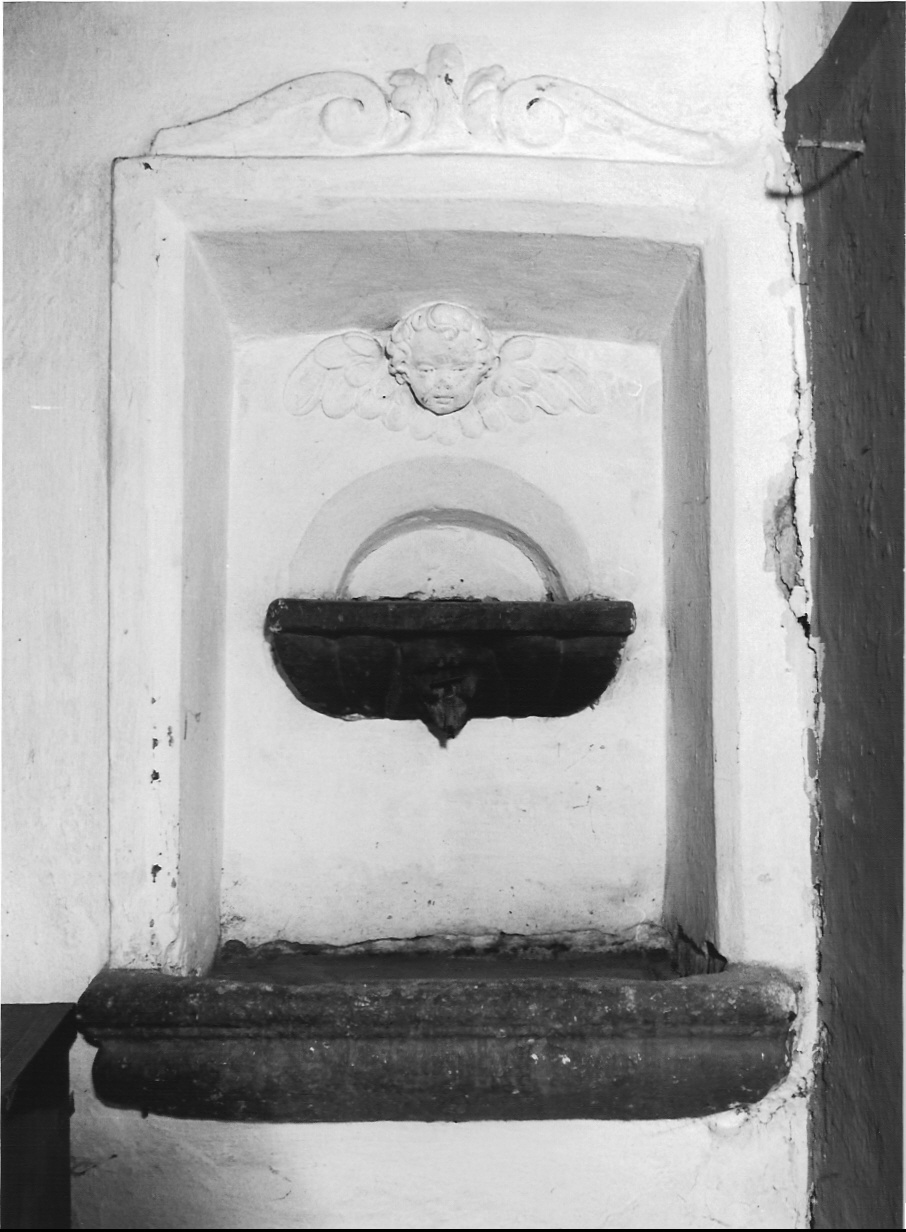 lavabo da sacrestia - bottega lombarda (sec. XVII)
