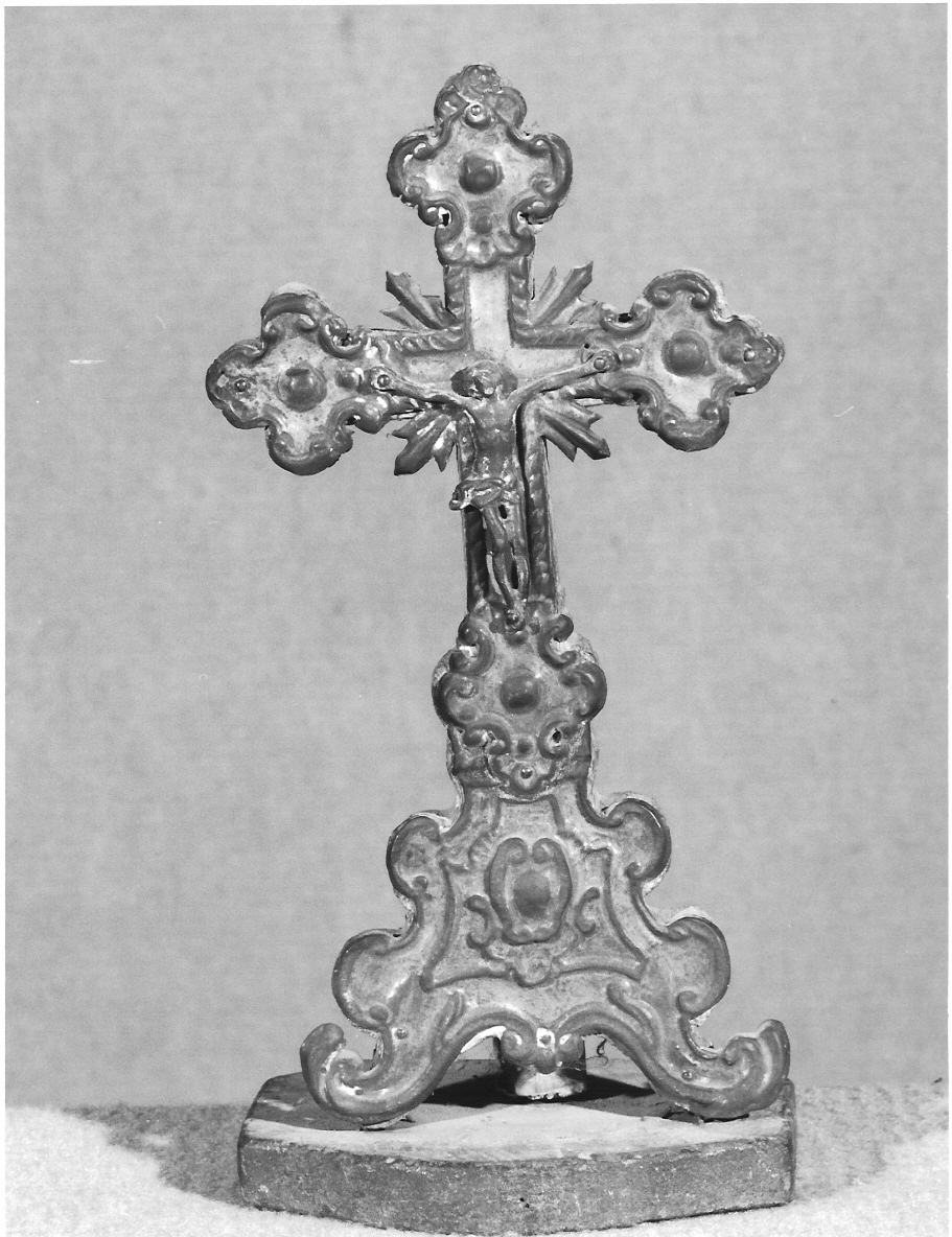 croce d'altare - bottega lombarda (seconda metà sec. XVIII)