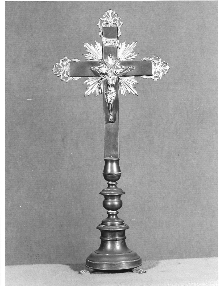 croce d'altare - bottega lombarda (secc. XIX/ XX)