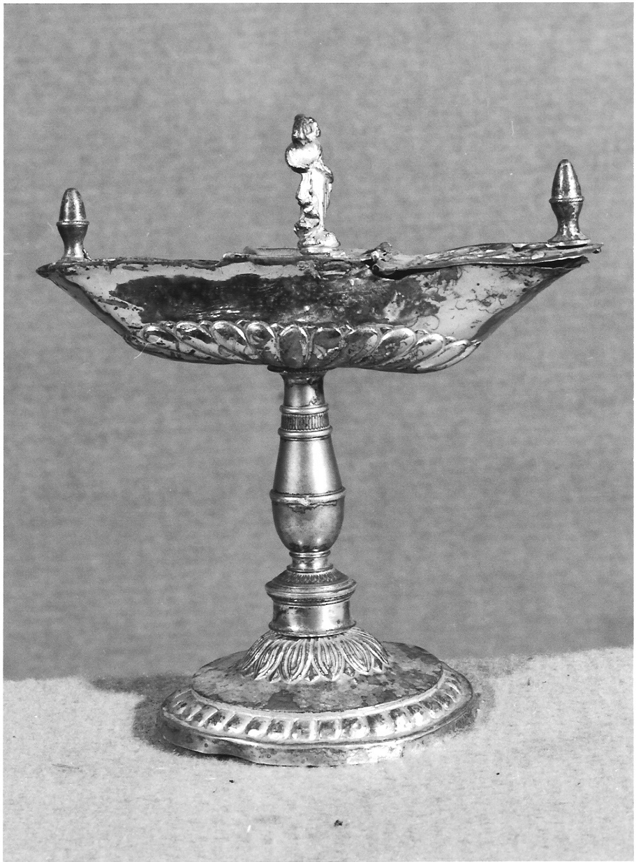 navicella portaincenso, opera isolata - bottega lombarda (sec. XIX)
