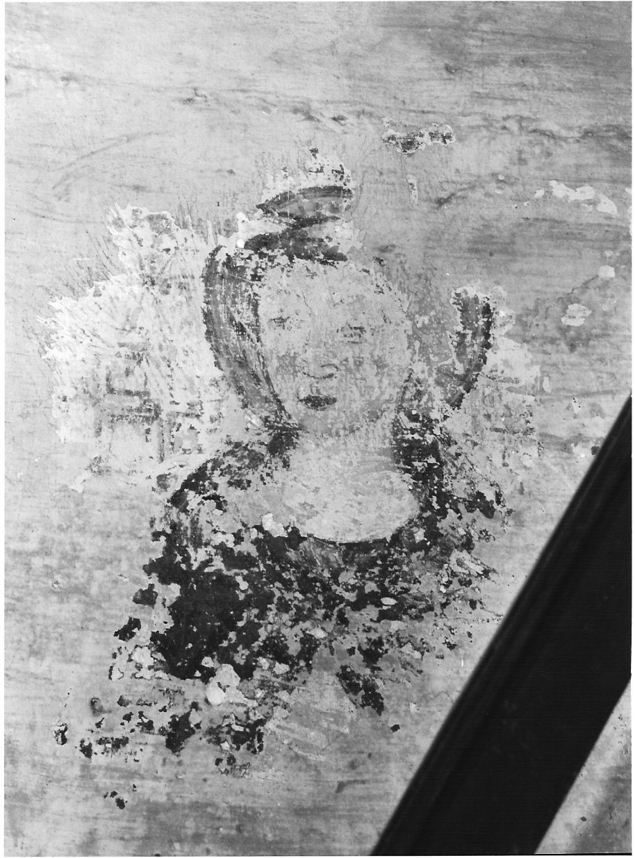 Santo (?) (dipinto, frammento) - ambito lombardo (sec. XV)