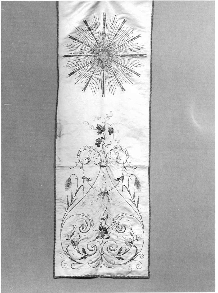 velo omerale - manifattura italiana (sec. XIX)