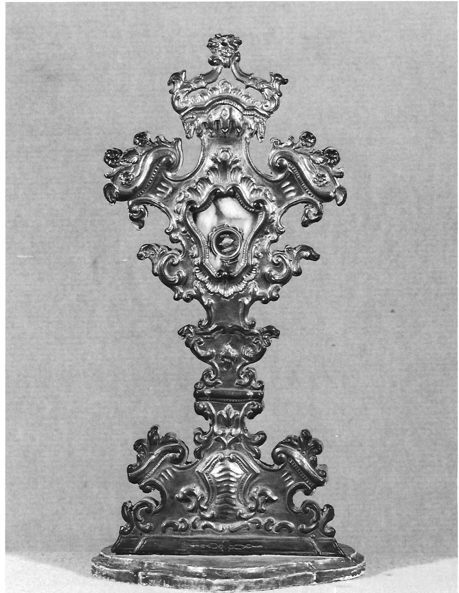 reliquiario - a ostensorio - bottega lombarda (sec. XVIII)