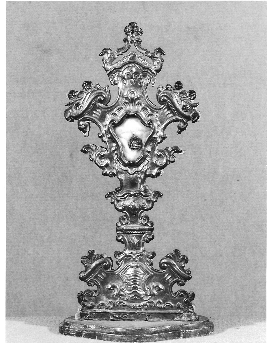 reliquiario - a ostensorio - bottega lombarda (sec. XVIII)