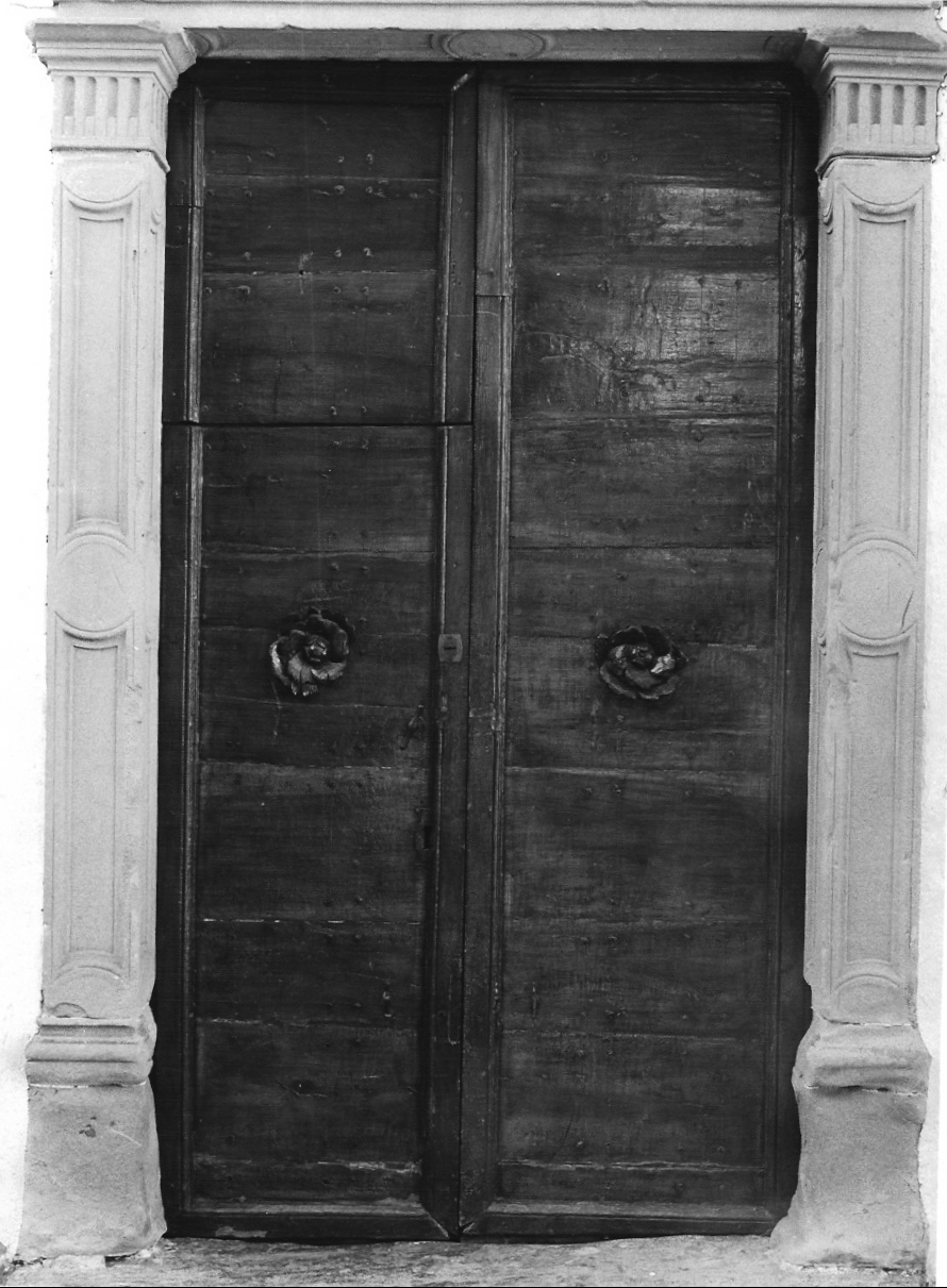 porta - a due battenti - bottega lombarda (secc. XVIII/ XIX)