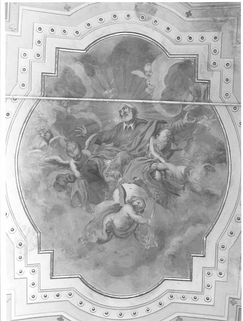 Gloria di San Giuseppe (dipinto, opera isolata) - ambito lombardo, ambito lombardo (seconda metà sec. XVIII)