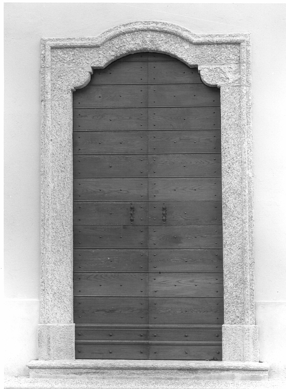 portale maggiore, opera isolata - bottega lombarda, ambito lombardo (sec. XVIII)