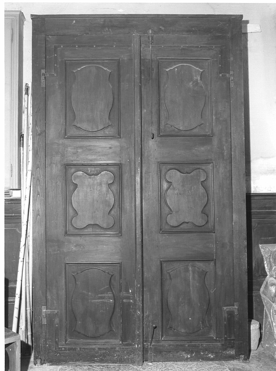 bussola d'ingresso, opera isolata - bottega lombarda, ambito lombardo (sec. XIX)