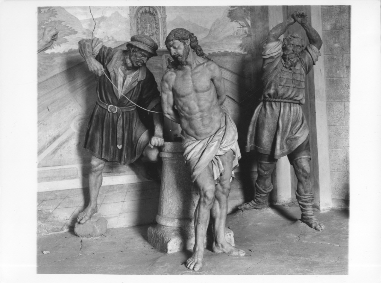Cristo flagellato (statua, ciclo) di Silva Francesco il Giovane (attribuito) (sec. XVII)