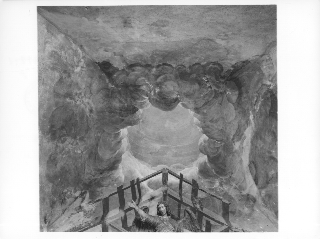 raffigurazione del tetto della capanna (dipinto, ciclo) - ambito comasco (sec. XVII)