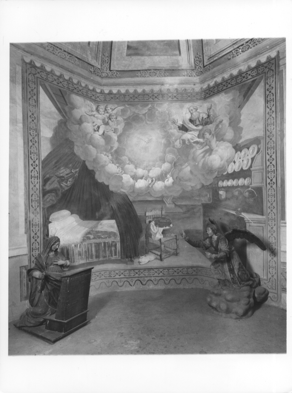 Annunciazione (gruppo scultoreo, complesso decorativo) di Silva Francesco il Vecchio (attribuito) (sec. XVII)