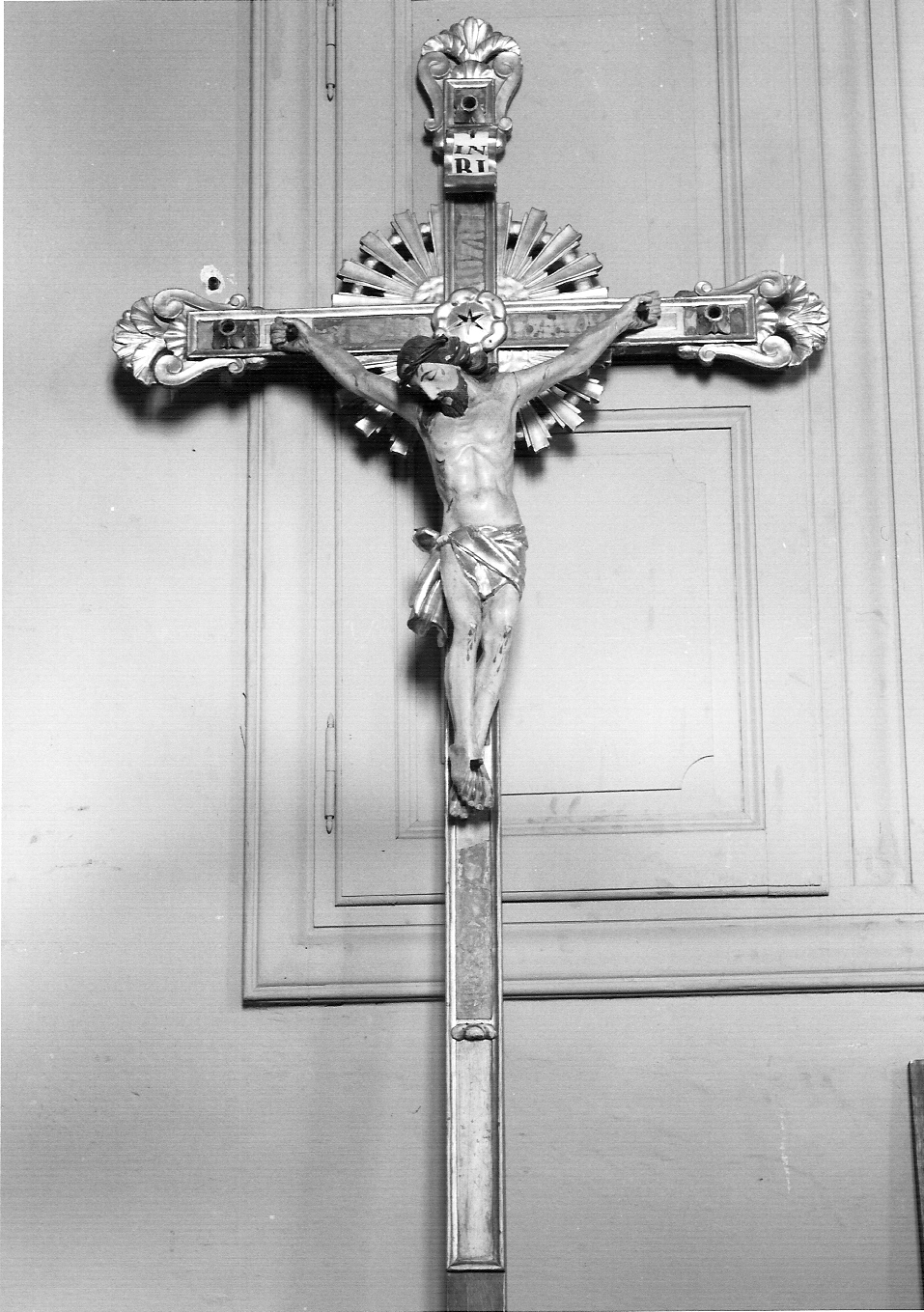 croce processionale, opera isolata - ambito lombardo (sec. XIX)