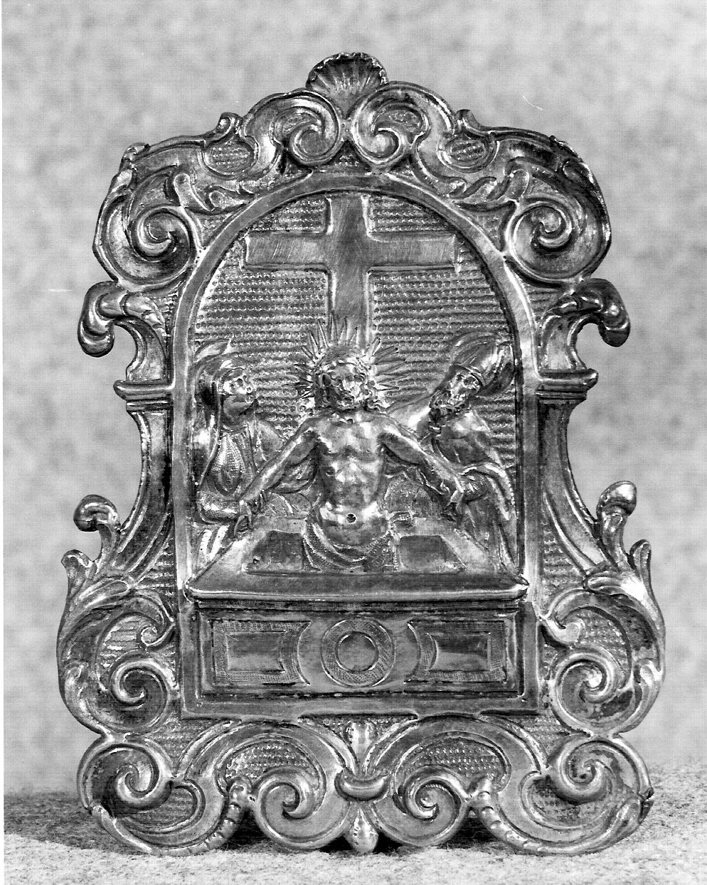 deposizione di Cristo nel sepolcro (pace - a tavoletta, opera isolata) - ambito lombardo (sec. XVII)