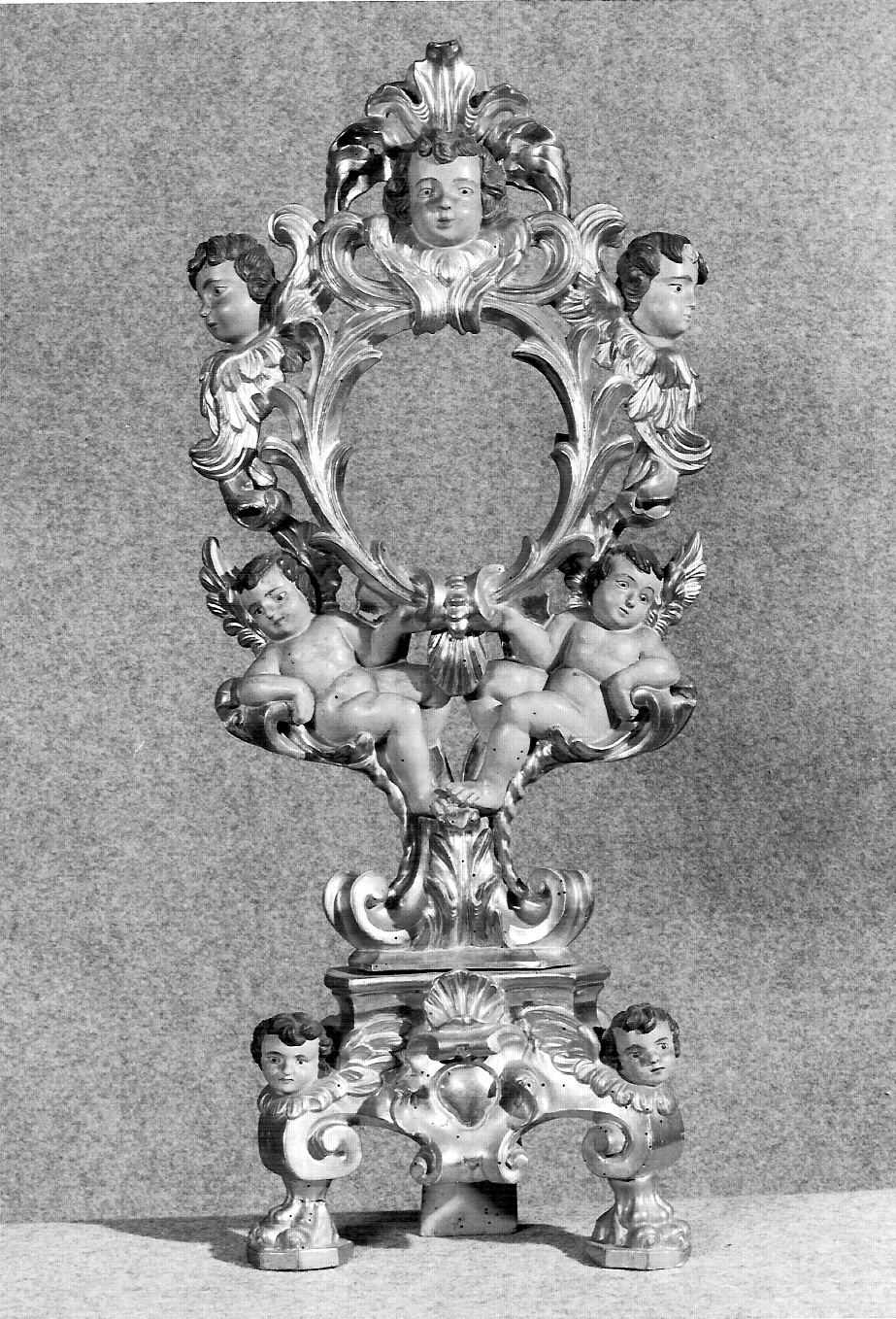 reliquiario - a ostensorio, opera isolata - ambito lombardo (prima metà sec. XVIII)