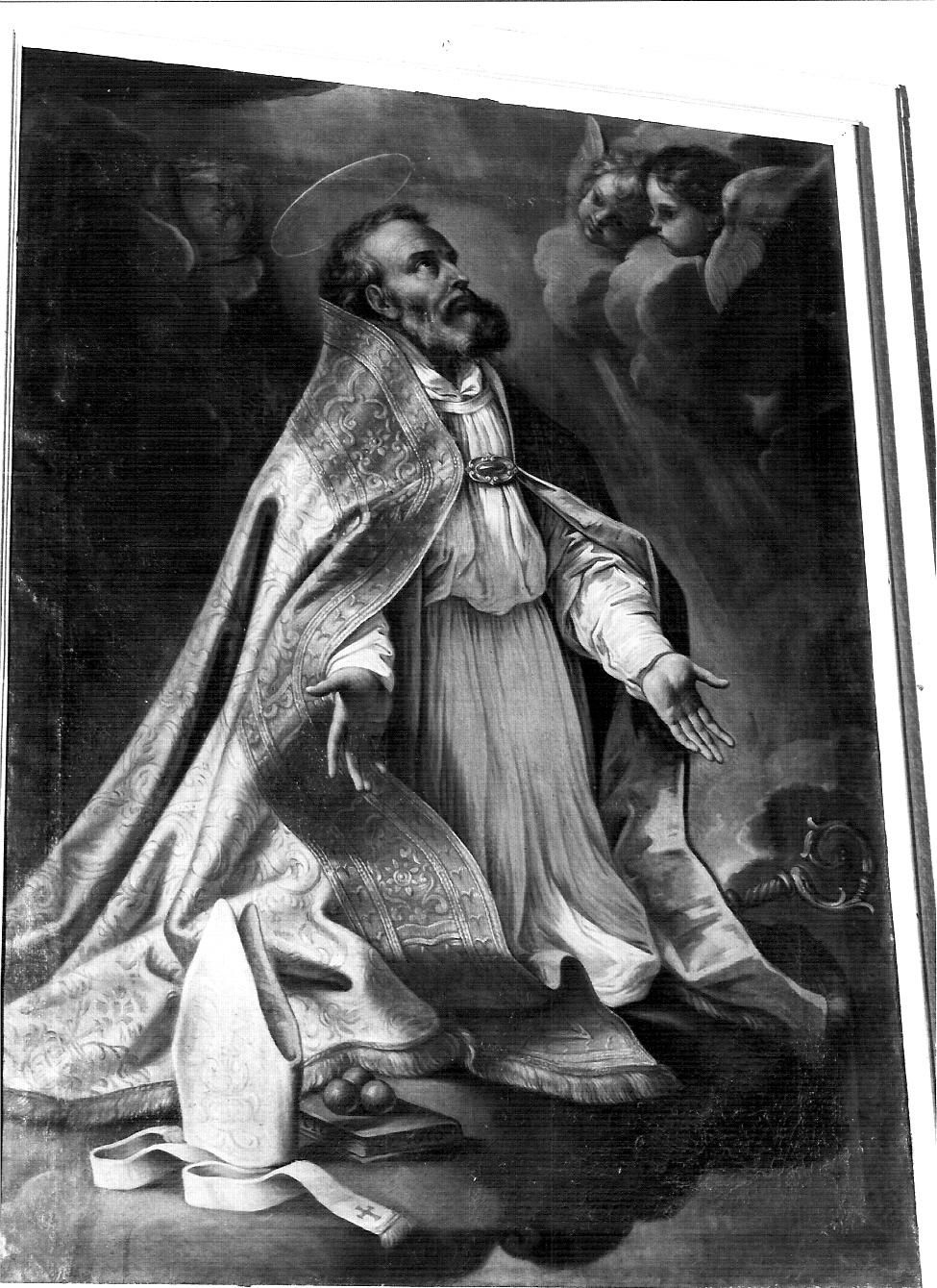 San Nicola di Bari (dipinto, opera isolata) - ambito lombardo (prima metà sec. XVII)