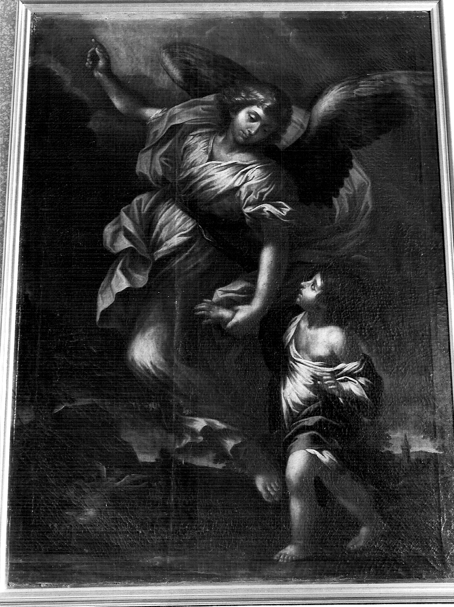 Tobia e San Raffaele arcangelo (dipinto, opera isolata) - ambito lombardo (prima metà sec. XVII)