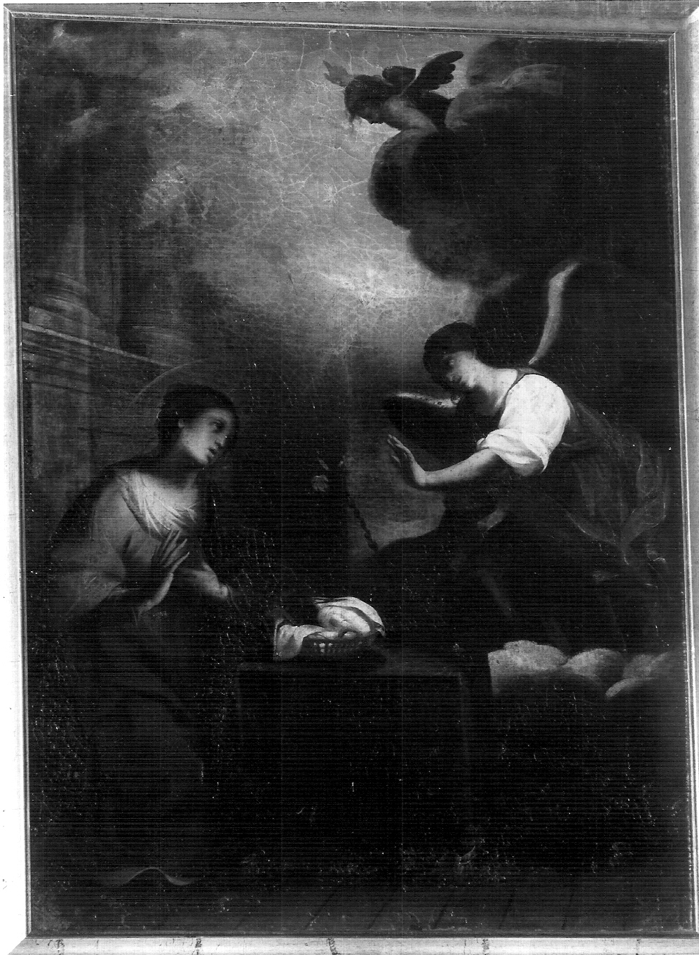 Annunciazione (dipinto, opera isolata) di Mazzucchelli Pier Francesco detto Morazzone (cerchia) (prima metà sec. XVII)