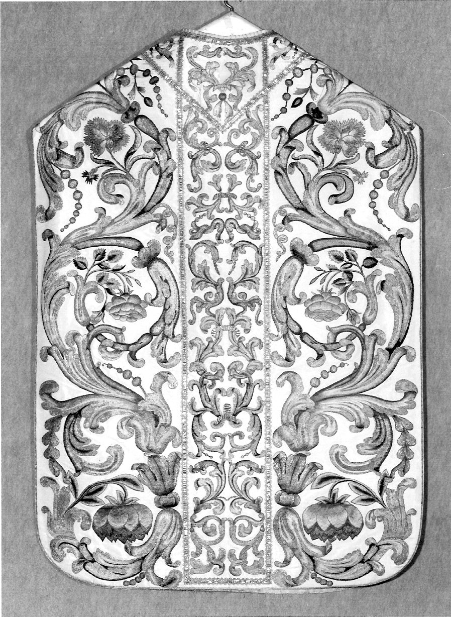 pianeta, opera isolata - manifattura veneta (secc. XVII/ XVIII)