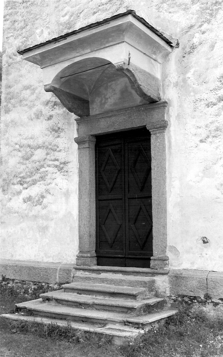 portale maggiore, opera isolata - ambito lombardo (sec. XVII)