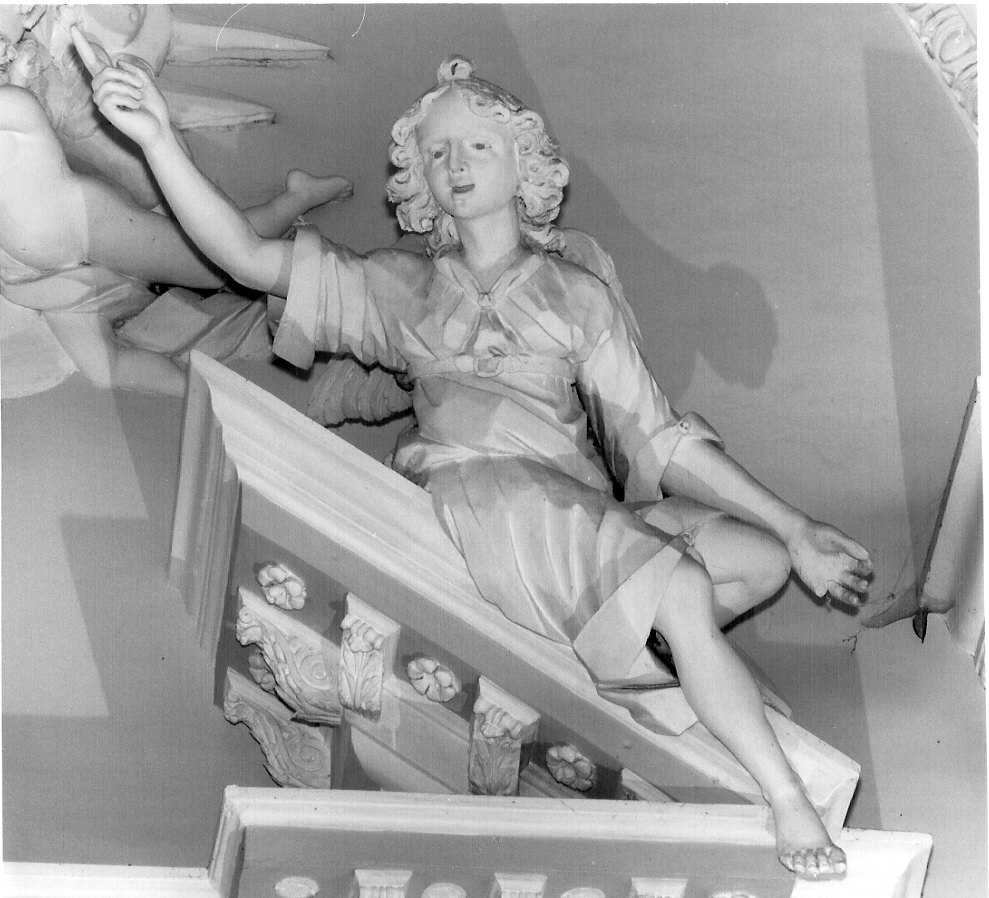 angelo (statua, elemento d'insieme) - ambito lombardo (secondo quarto sec. XVII)