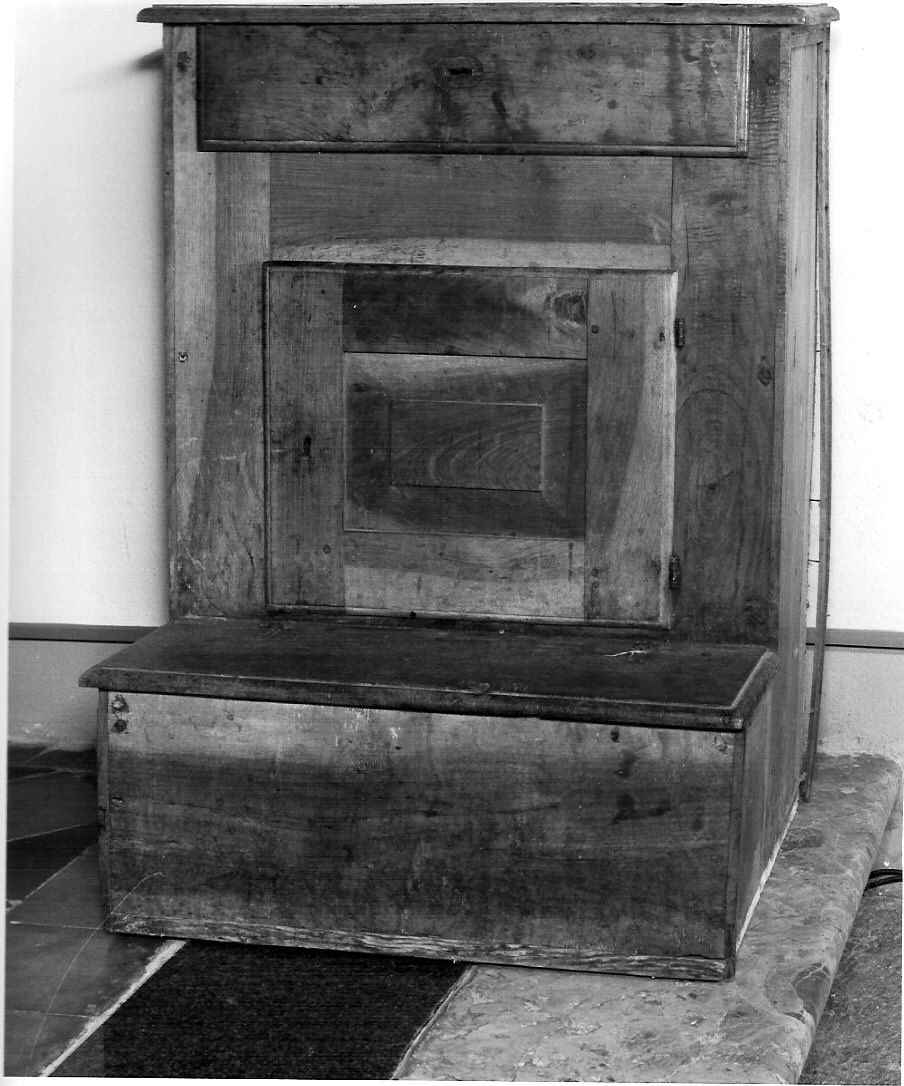 inginocchiatoio, opera isolata - ambito lombardo (primo quarto sec. XX)