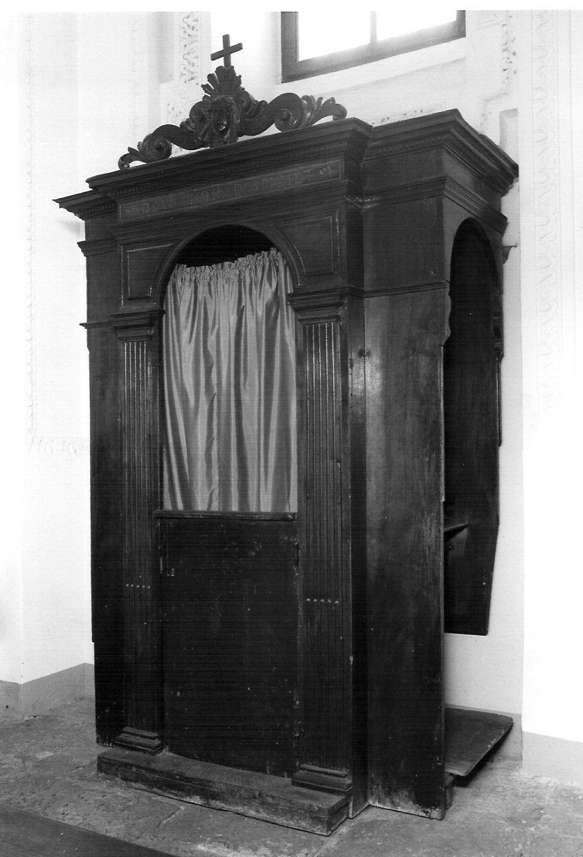 confessionale, opera isolata - ambito lombardo (sec. XIX)