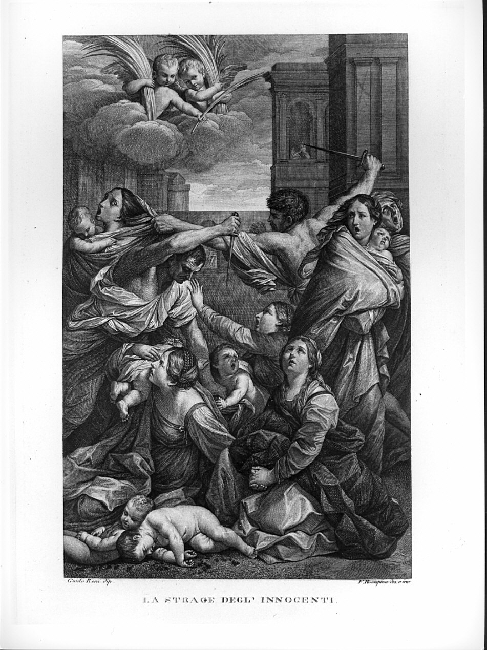 La strage degli innocenti, strage degli innocenti (stampa, serie) di Rosaspina Francesco, Reni Guido (sec. XIX)