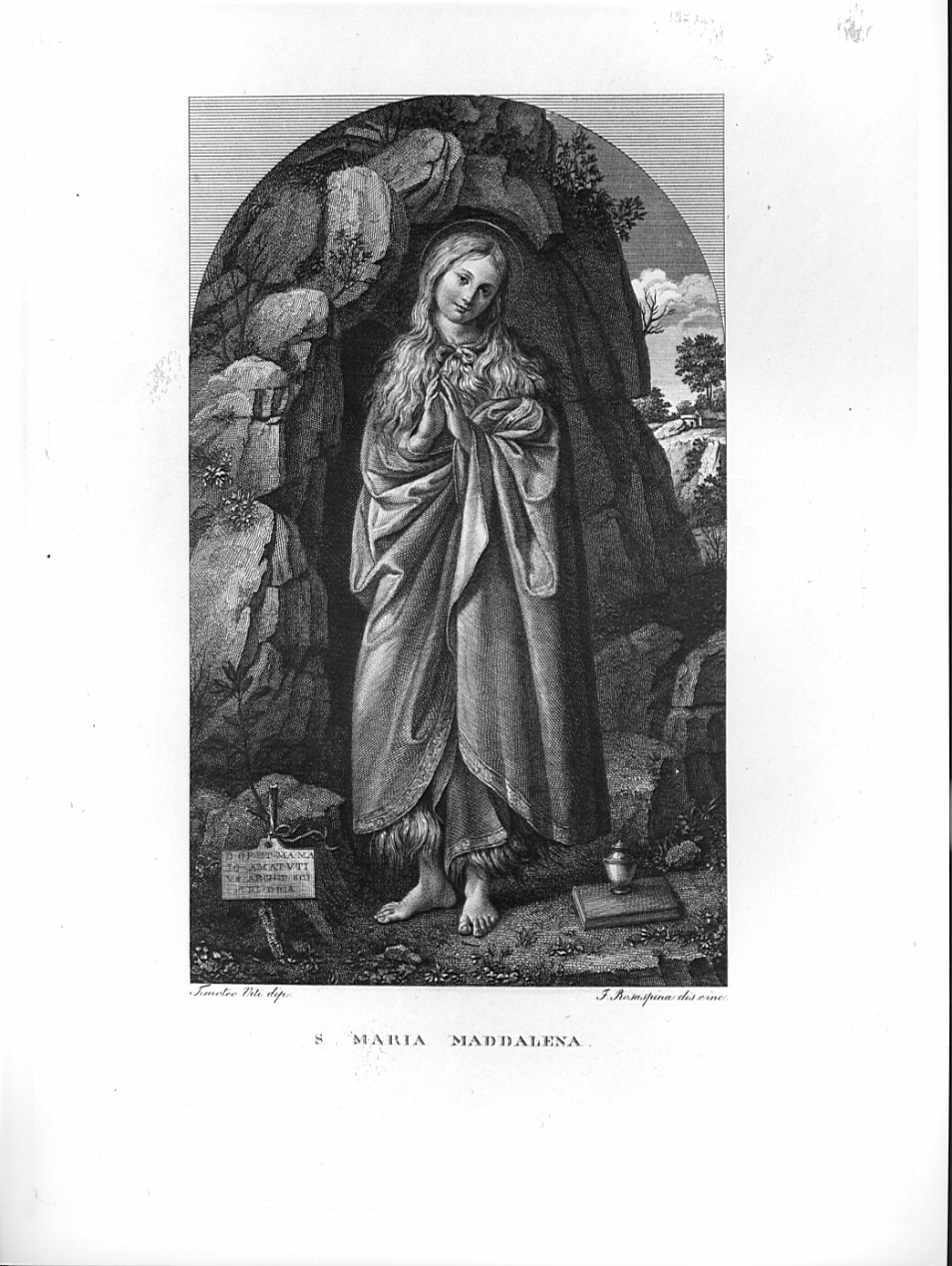 S. Maria Maddalena, Santa Maria Maddalena (stampa, serie) di Rosaspina Francesco, Viti Timoteo (sec. XIX)