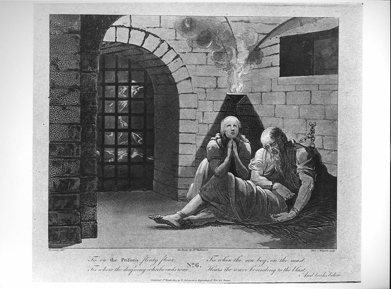 carcere (stampa, serie) di Watson Caroline, Cosway Hadfield Maria (sec. XIX)