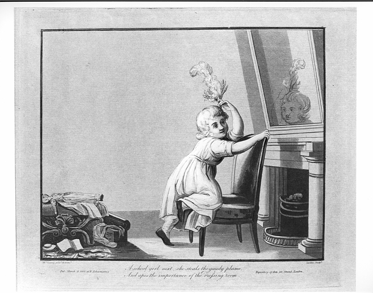 bambina (stampa, serie) di Cardon Antoine, Cosway Hadfield Maria (sec. XIX)