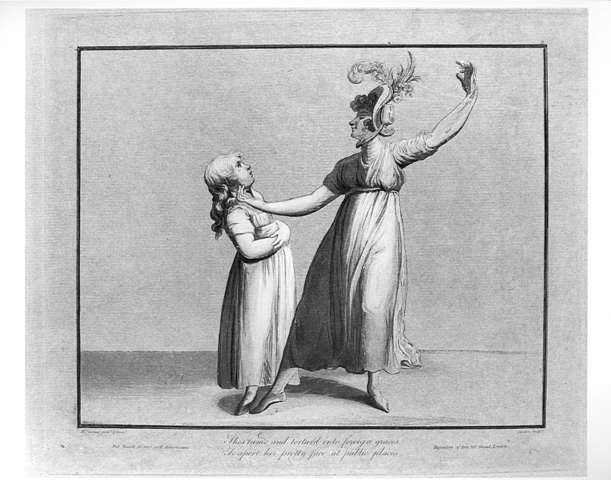 giovane madre con bambina (stampa, serie) di Cardon Antoine, Cosway Hadfield Maria (sec. XIX)