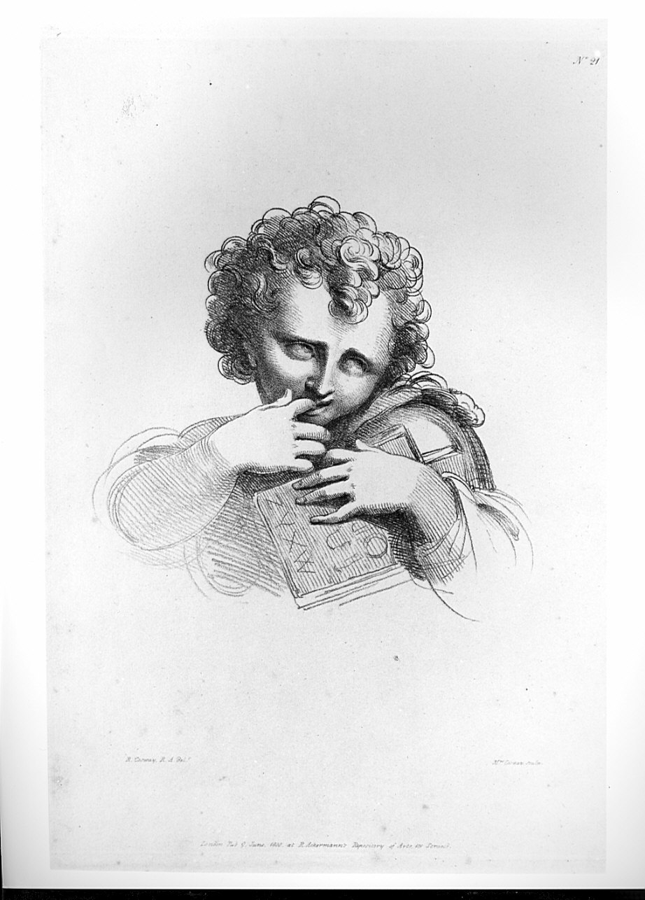 bambino (stampa, serie) di Cosway Hadfield Maria, Cosway Richard (sec. XIX)