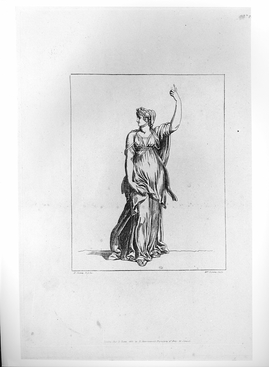 figura femminile (stampa, serie) di Cosway Hadfield Maria, Cosway Richard (sec. XIX)