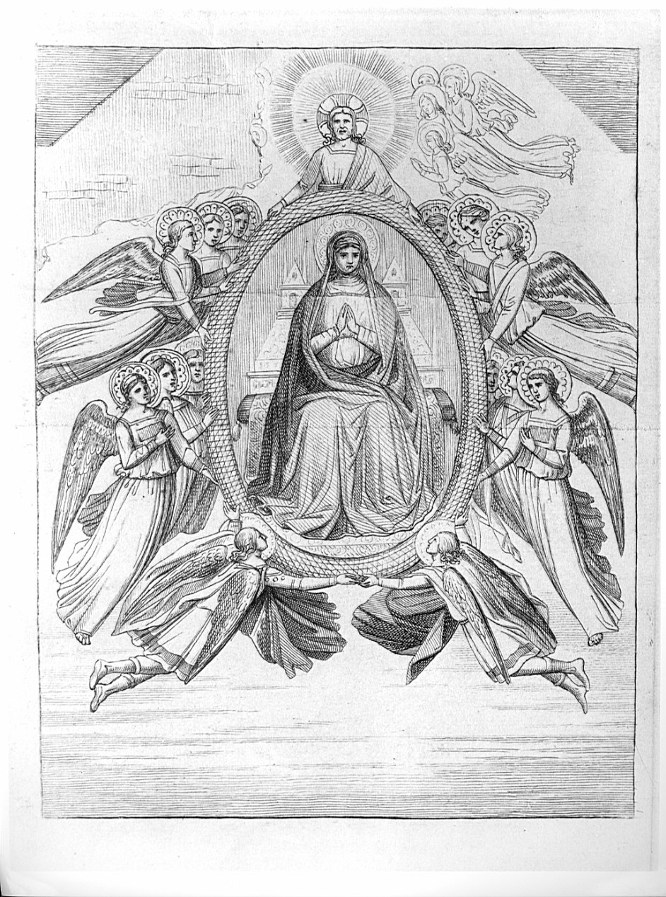 Madonna Assunta (stampa, serie) di Lasinio Carlo (sec. XIX)