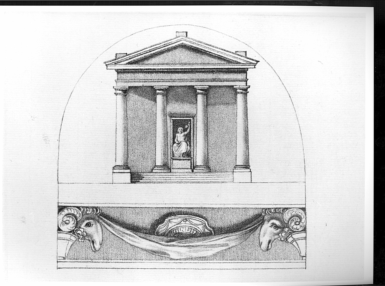 figura maschile (stampa, serie) di Rosaspina Francesco, Allegri Antonio detto Correggio (sec. XIX)