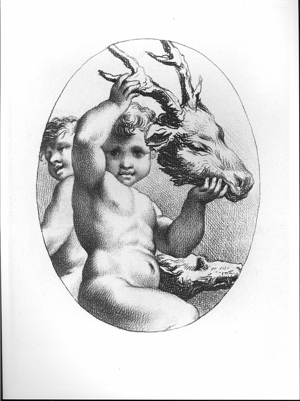 putti (stampa, serie) di Rosaspina Francesco, Allegri Antonio detto Correggio (sec. XIX)