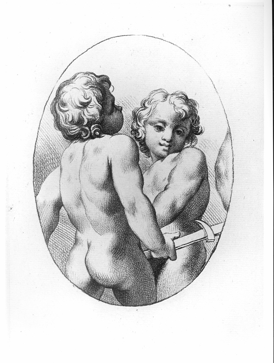 putti (stampa, serie) di Rosaspina Francesco, Allegri Antonio detto Correggio (sec. XIX)
