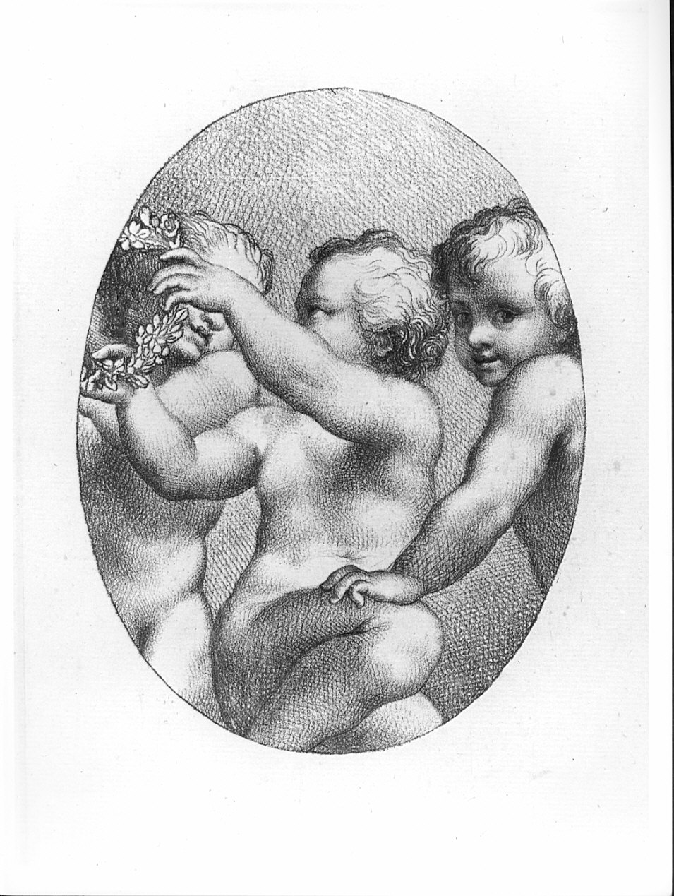 putti (stampa, serie) di Rosaspina Francesco, Allegri Antonio detto Correggio (sec. XIX)
