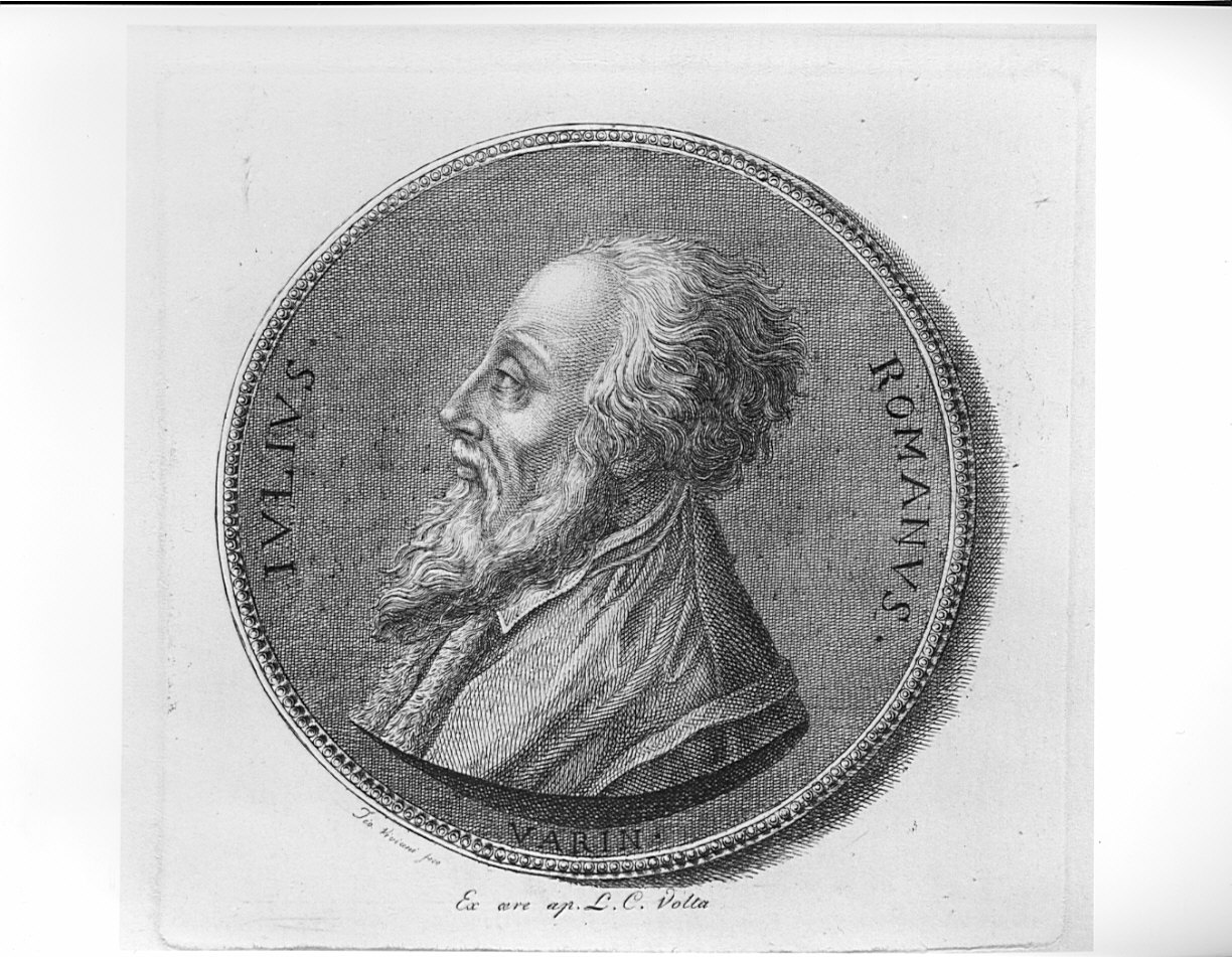Iulius Romanus, ritratto di Giulio Romano (stampa, serie) di Viviani Giovanni (sec. XIX)