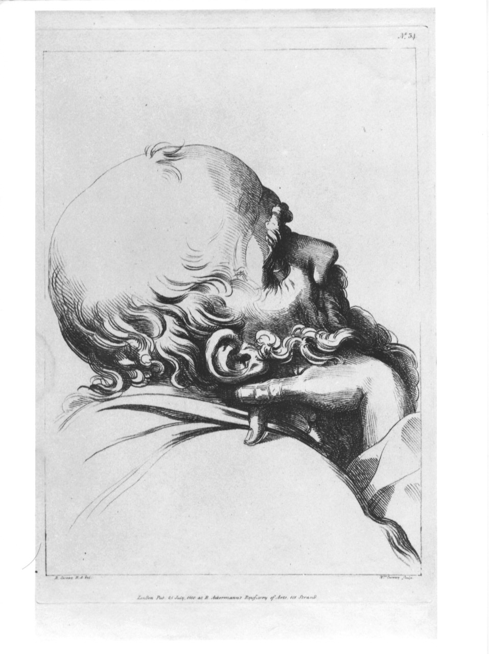 busto di vecchio (stampa, serie) di Cosway Hadfield Maria, Cosway Richard (sec. XIX)