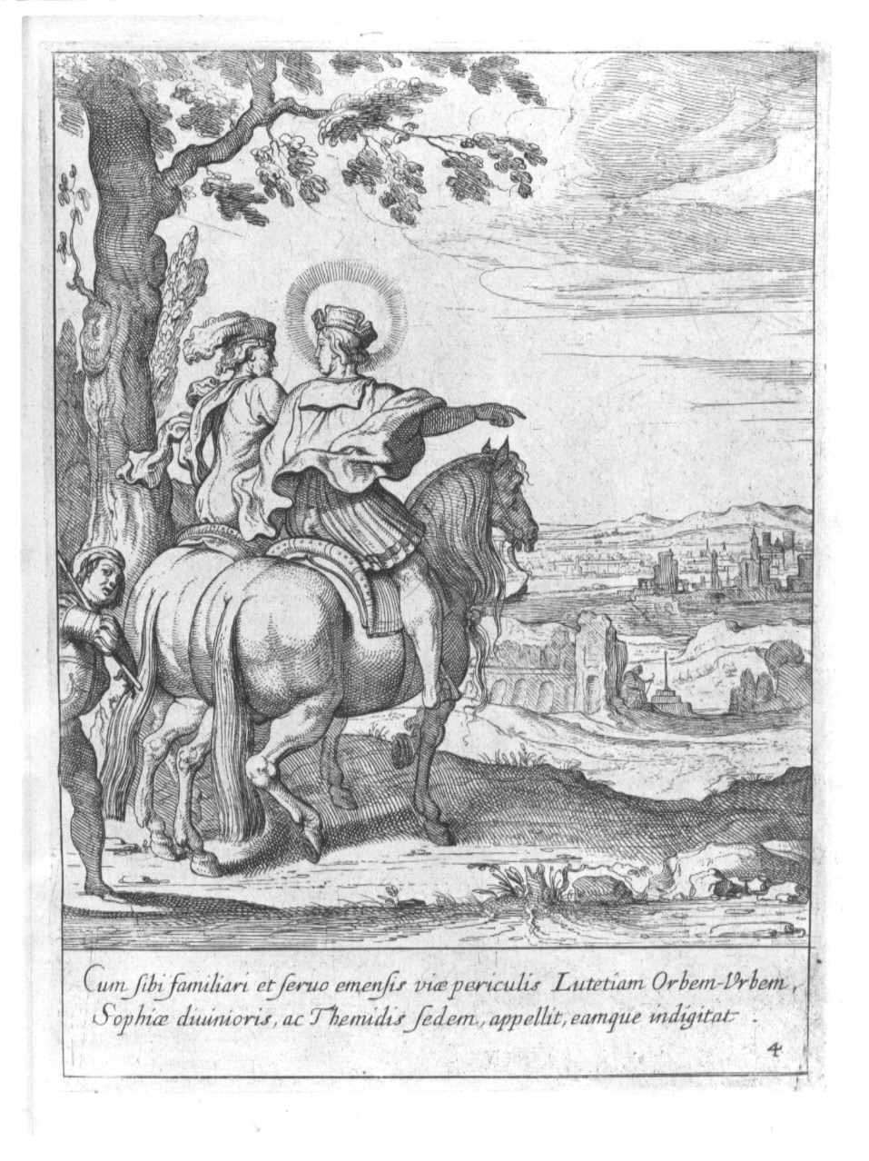 San Giovanni di Matha si reca a Parigi, episodi della vita di San Giovanni di Matha (stampa, serie) - ambito italiano (sec. XVII)