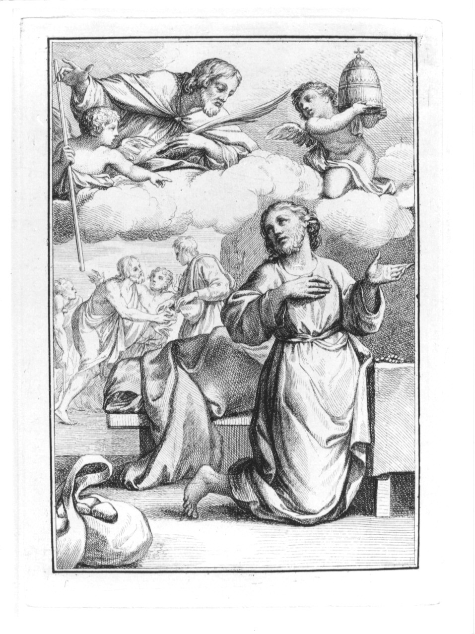 santo papa (stampa, serie) di Rosaspina Francesco (sec. XIX)