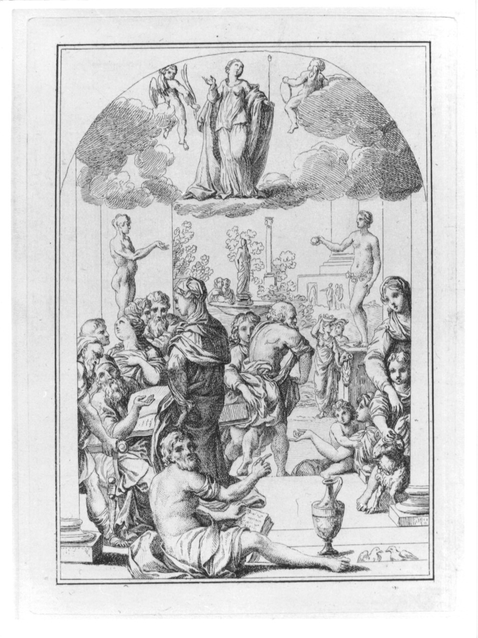 Immacolata Concezione (stampa, serie) di Rosaspina Francesco, Mazzola Bedoli Girolamo (sec. XIX)