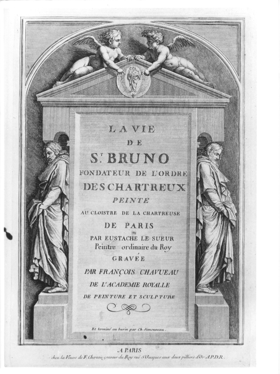 cartiglio (stampa, serie) di Chavueau François, Simmoneau, Sueur Eustache Le (sec. XIX)