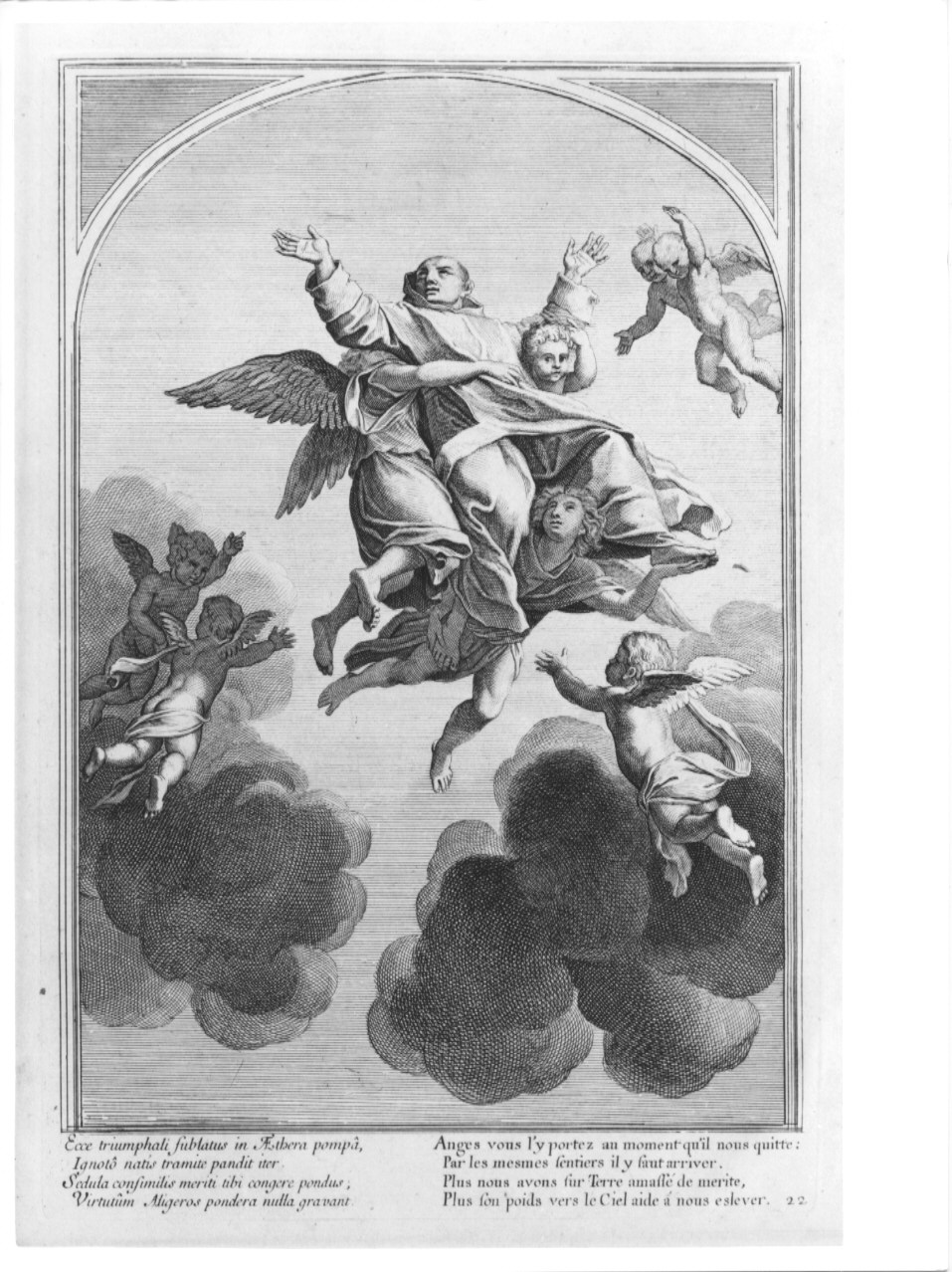 gloria di San Bruno (stampa, serie) di Chavueau François, Simmoneau, Sueur Eustache Le (sec. XIX)