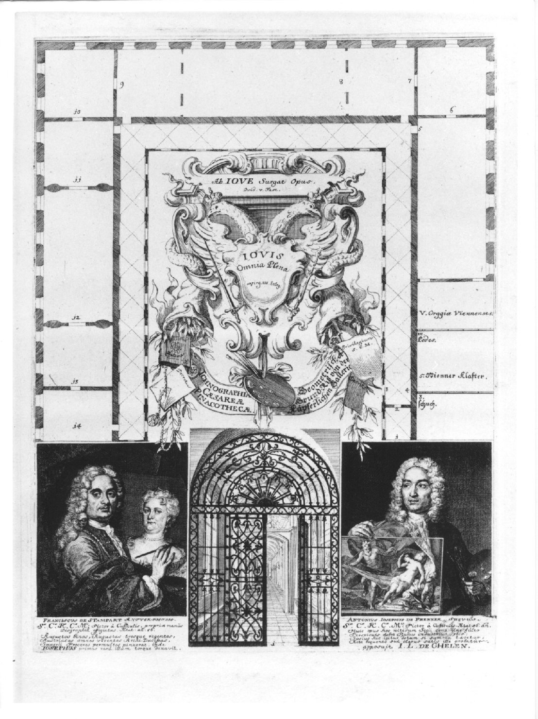 ritratto di Francisco de Stampart e di Antonio de Prenner (stampa, serie) di De Stampart Francisco, De Prenner Antonio (sec. XVIII)