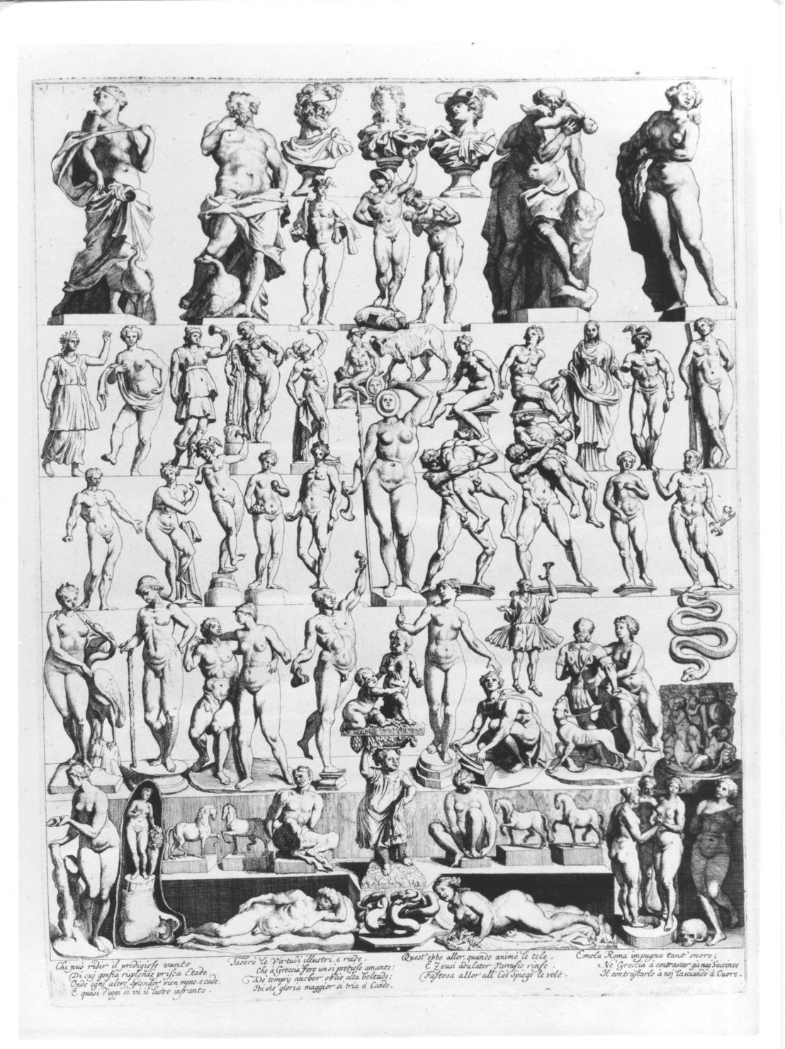 figure maschili e figure femminili (stampa, serie) di De Stampart Francisco, De Prenner Antonio (sec. XVIII)